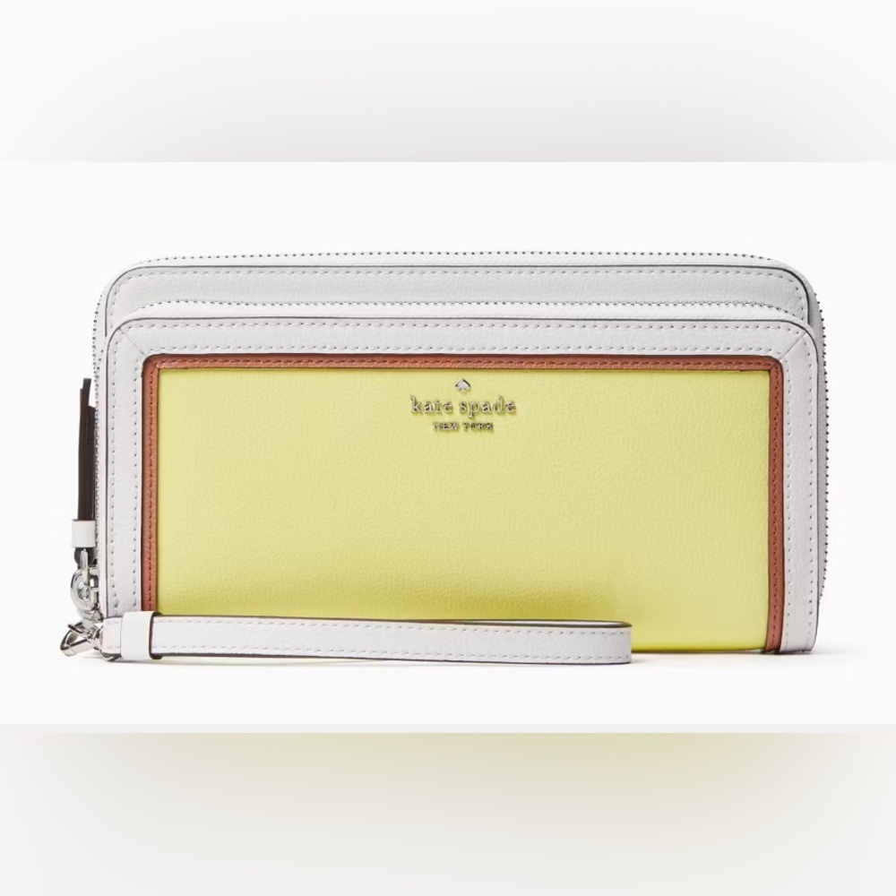 NWT MSRP $229 Kate Spade NY Anita Patterson Drive Colorblock Wallet/Wristlet